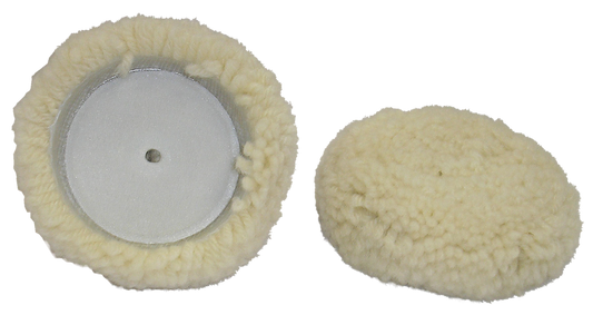 HI BUFF-MINI VELCRO WOOL CUTTING PAD - 3.5"