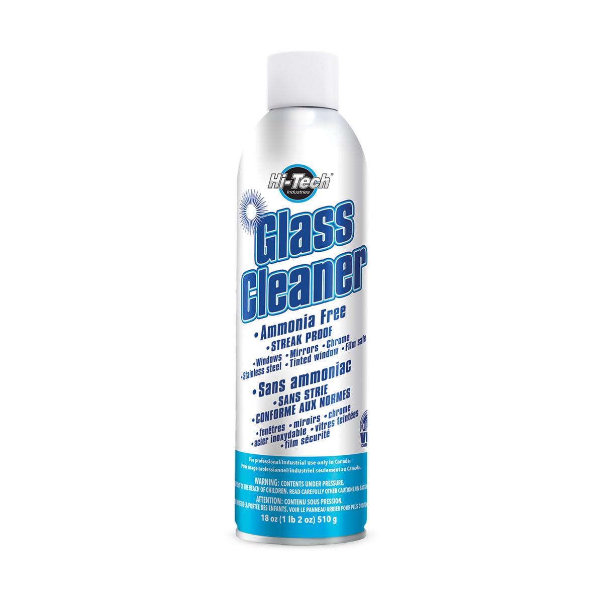 Hi Tech- Glass Cleaner 18oz