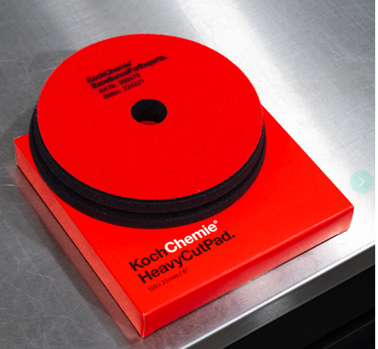 Heavy Cut Pad (150x23mm) 6" Red KochChemie