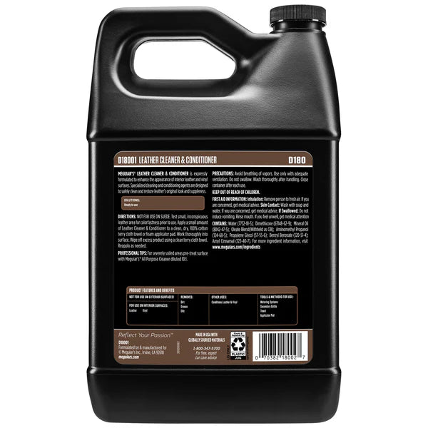 Meguiar's Leather Cleaner & Conditioner - 1 Gal.