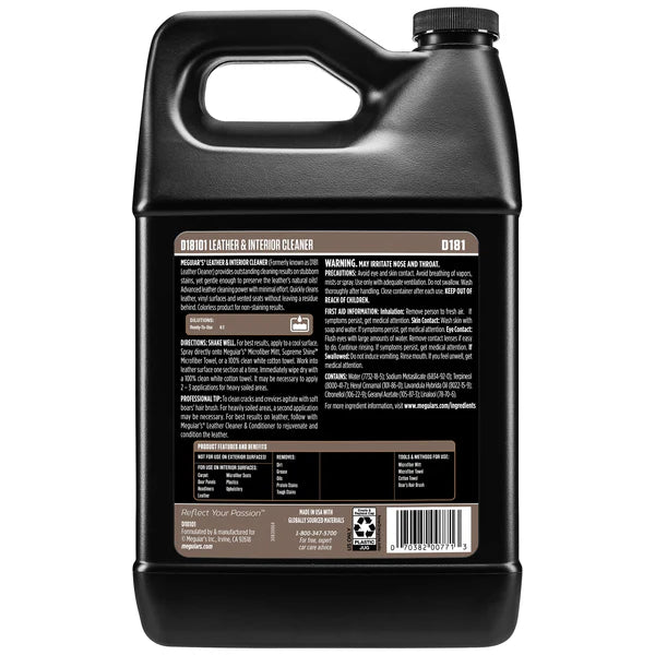 Meguiar's Leather & Interior Cleaner - 1 Gal.