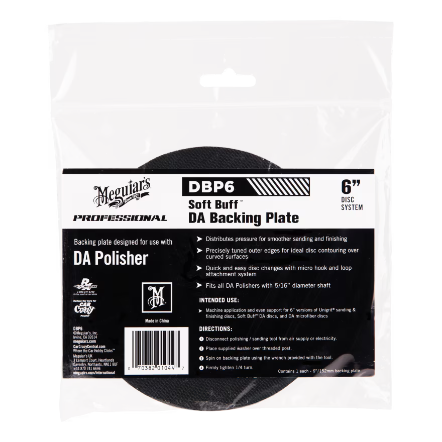 Meguiar's® 6" Soft Buff DA Backing Plate, DBP6