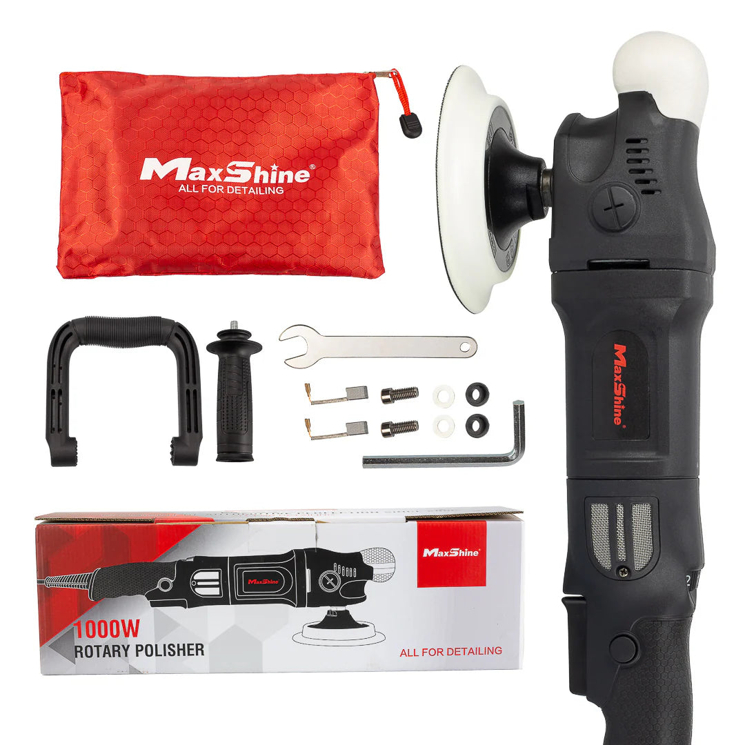 MaxShine- M1000 | Rotary Polisher Buffer - 5in Plate, 1000W