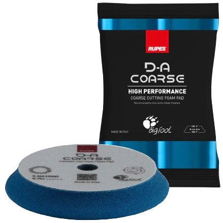 Rupes - 6" D-A COARSE Polishing Foam Blue Pad