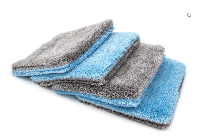 Flat Out Microfiber Wash Pad (9"x8") Blue/Gray - 4 pack