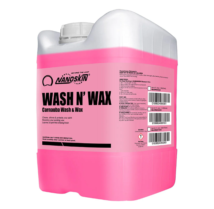 NANOSKIN WASH N' WAX Carnauba Wash & Wax- 5 GAL