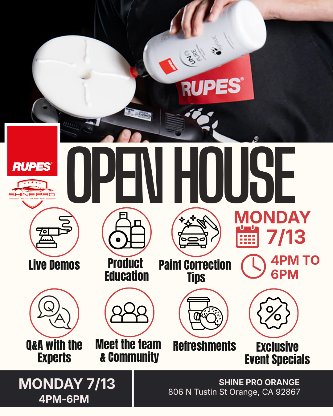FREE- RUPES Open House SIGN UP
