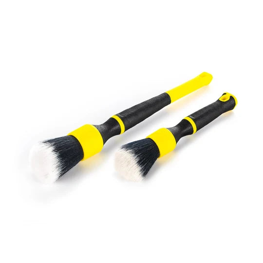 TriGrip Synthetic Detailing Brushes (Livewire) - Yellow/Grey