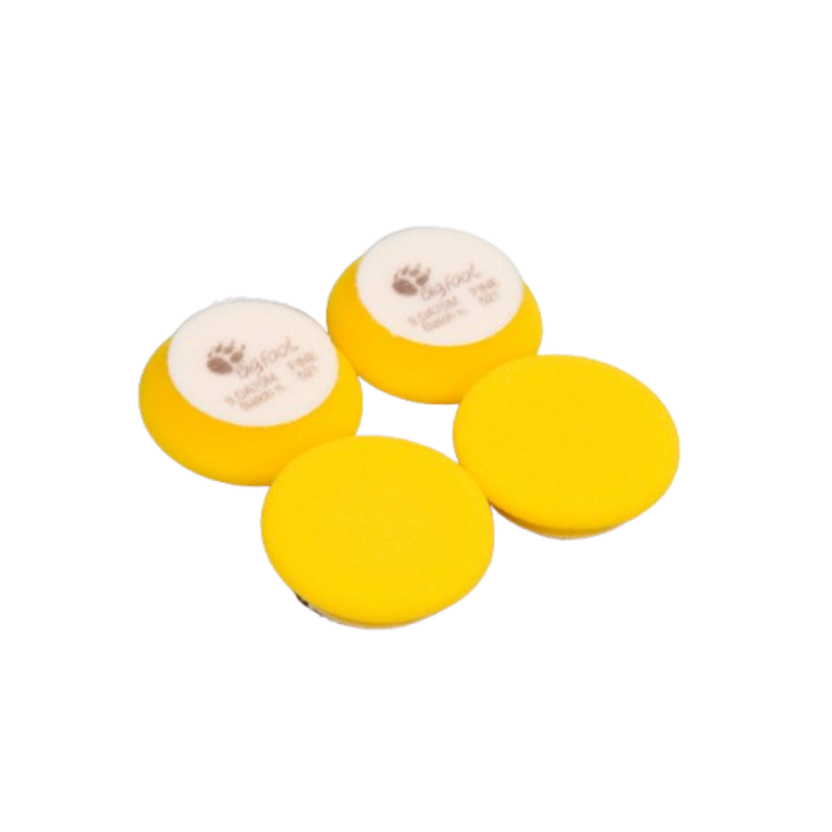 2.75" Rupes iBrid Nano Pad Yellow Foam | 4 Pack | For 2" Backing Plate