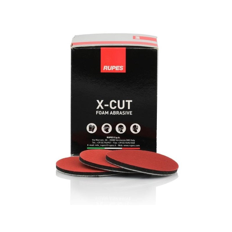 RUPES- 6" X Cut Foam Abrasives | P1500 Grit | 20 Pack