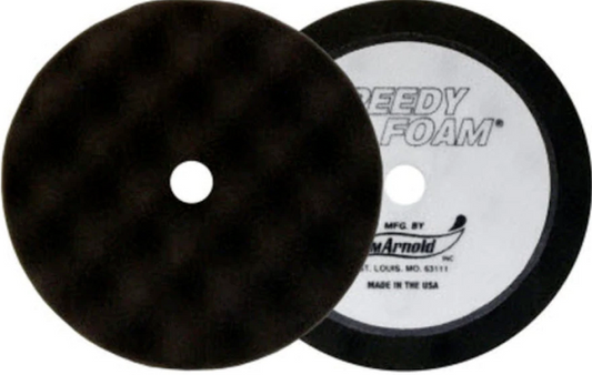 SM Arnold Black Polishing Pad- 8 in.
