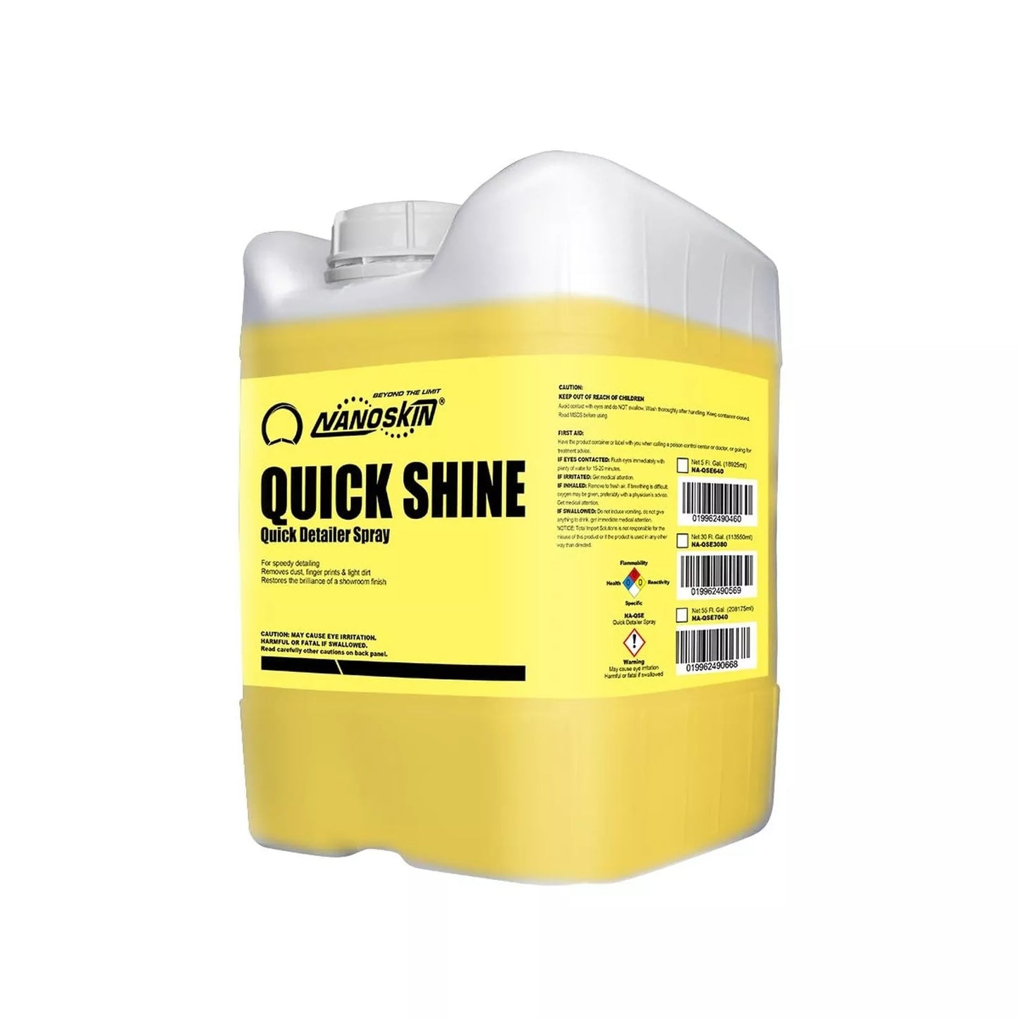 NANOSKIN QUICK SHINE Quick Detailer Spray- 5 GAL