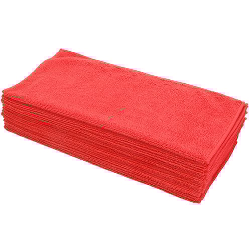 RED MICROFIBER TOWEL