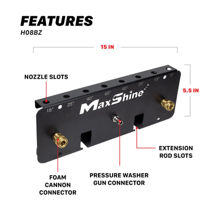 Maxshine Foam Cannon & Accessories Holder Wall Mount