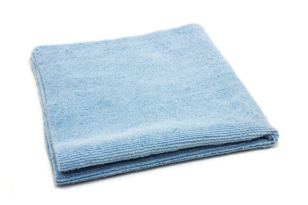 SINGLE [Utility 300] All-Purpose Edgeless Microfiber Towel (16 in x 16 in., 300 gsm) (BLUE)