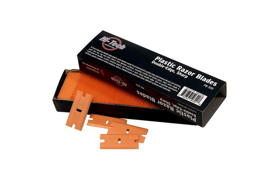 Hi Tech Plastic Double Edge Razor Blades -(100/ Box)