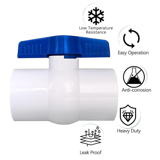 3/4" PVC Shut Off Valve