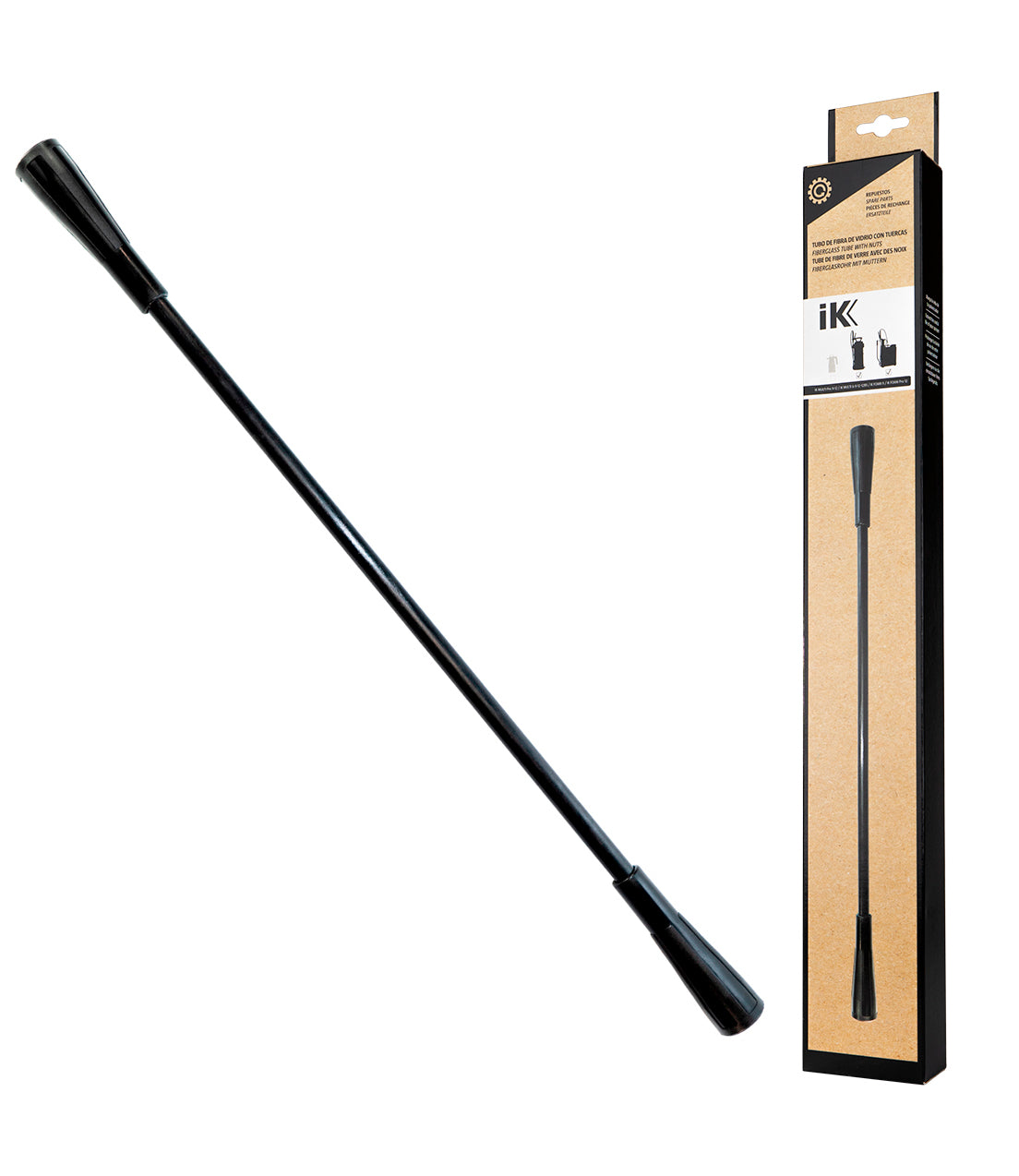 iK- Fibreglass tube with nuts 47cm