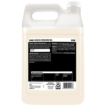 Meguiars Synthetic X-Press Spray Wax - 1 Gal.