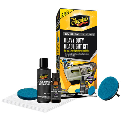 Meguiar's Quick Solutions Heavy Duty Headlight Kit