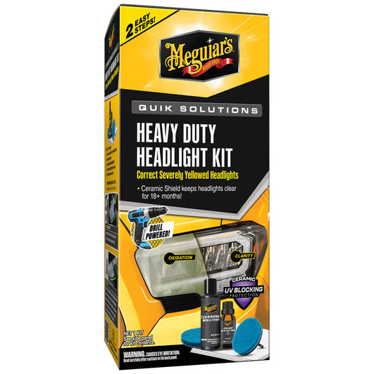Meguiar's Quick Solutions Heavy Duty Headlight Kit