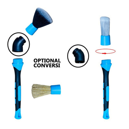 SP Precision Detailing Brush Set | 3-Piece | Blue/Black