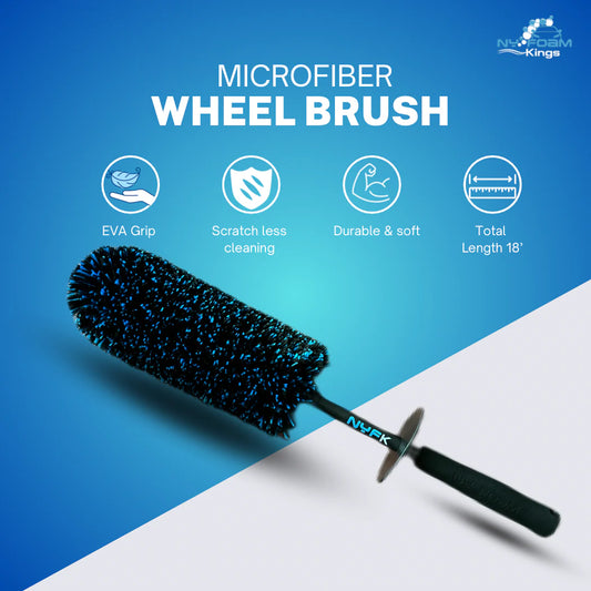 Microfiber Wheel Brush- NY Foam Kings