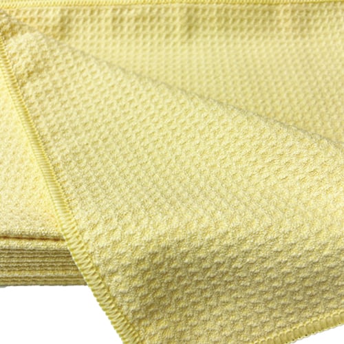 Jumbo Yellow WAFFLE Weave Microfiber
