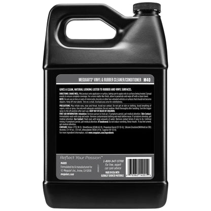 Meguiar's Vinyl & Rubber Cleaner/Conditioner, M40 - 1 gal.