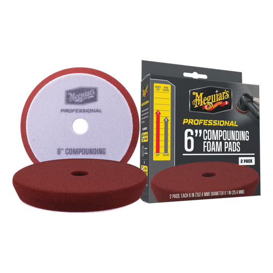 Meguiar's 6" Compounding Foam Pads [2PK]