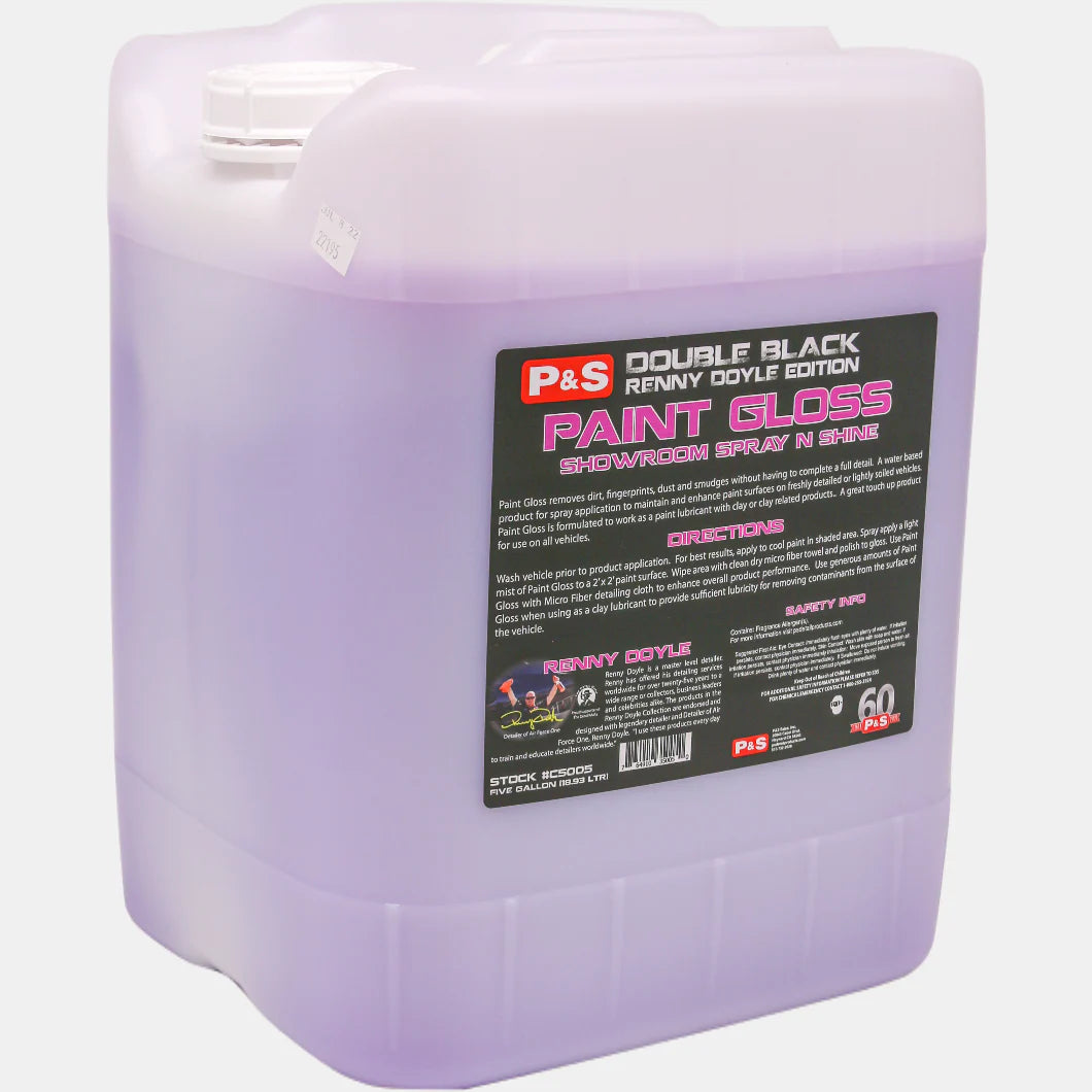 P&S Paint Gloss Showroom Spray N Shine - 5 Gal.