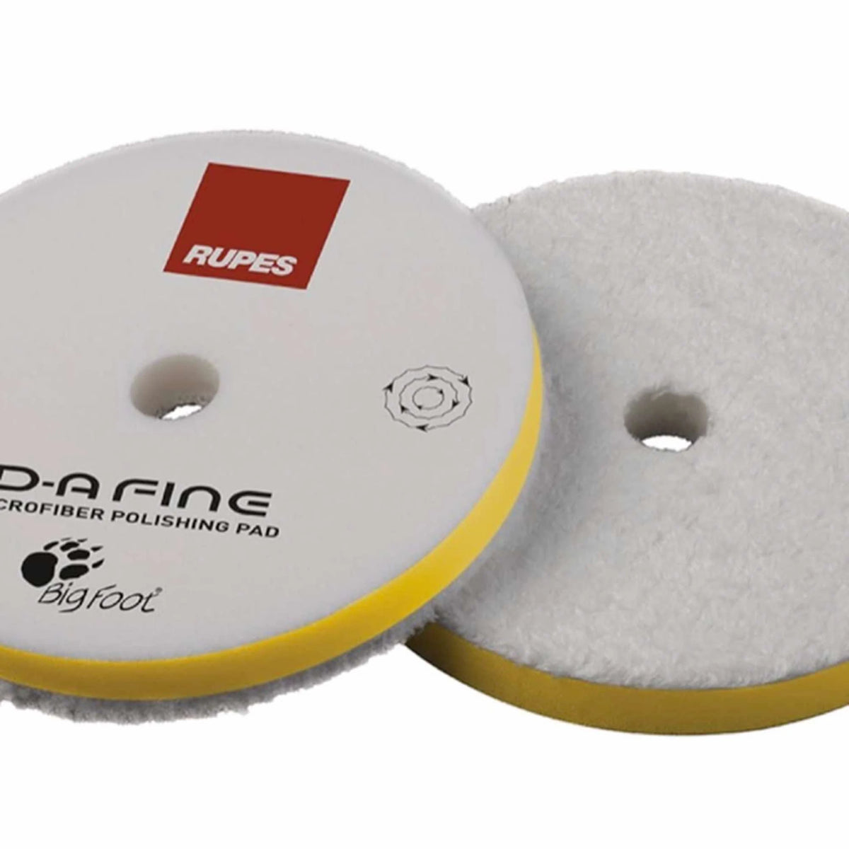 RUPES- 5" D-A Fine Microfiber Pad (Yellow)