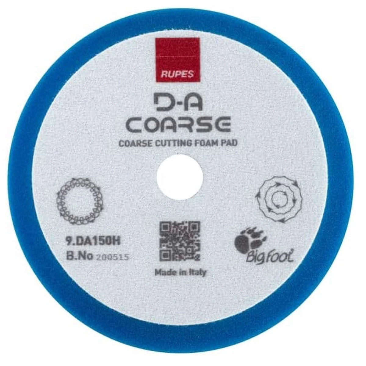 RUPES- 5" D-A Coarse Foam Pad (Blue)