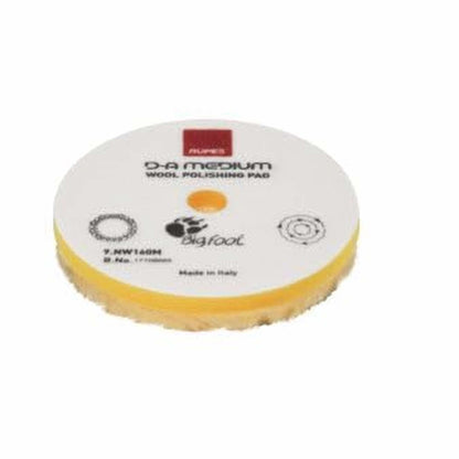 Rupes- 6" DA Yellow Wool Polishing Pad, Precision Pro Medium
