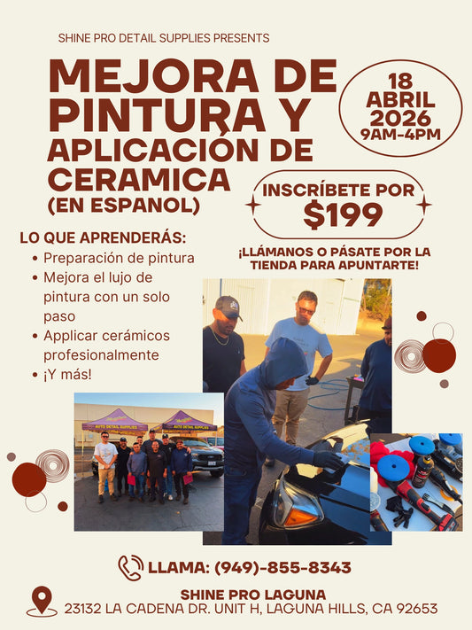 CLASS: Mejora de Pintura y Aplicación de Ceramica