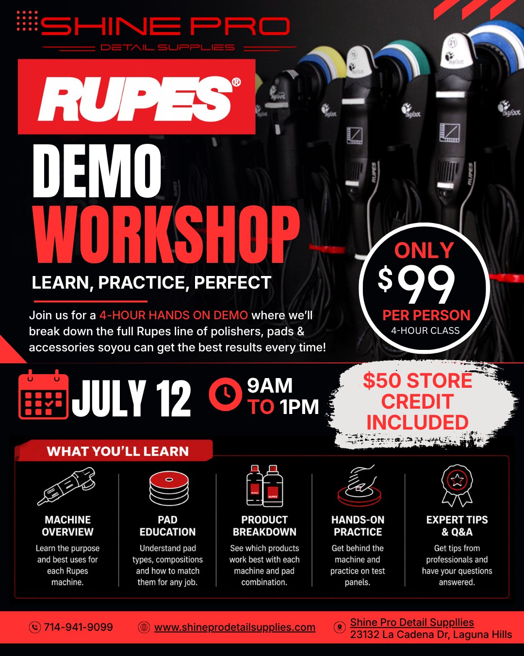 Rupes Demo Workshop - July 12