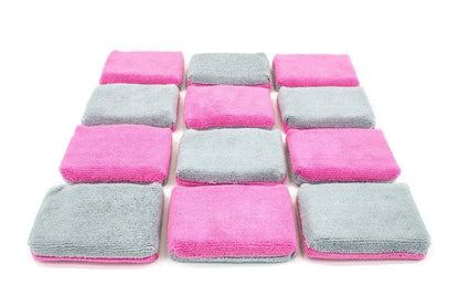 12 PACK- [THIN] Saver Microfiber Coating Applicator Sponge w/ Plastic Barrier
