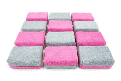 12 PACK- [THICK] Saver Applicator Microfiber Coating Applicator Sponge with Plastic Barrier