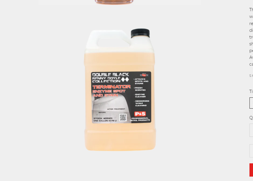 P&S Terminator Enzyme Spot & Stain (1 Gal)