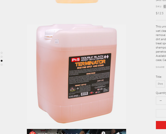 P&S Terminator Enzyme Spot & Stain (5 Gal)