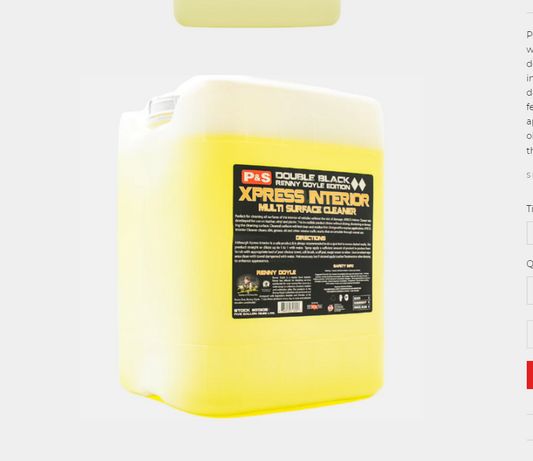 P&S Xpress Interior Cleaner (5 Gal)