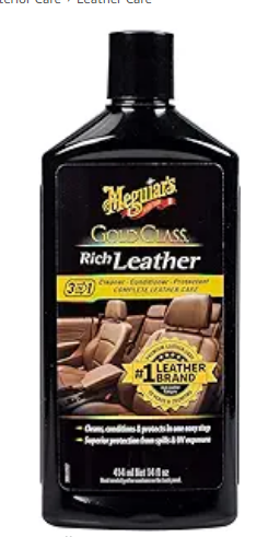Meguiar's Gold Class Leather Cleaner & Conditioner (14 oz)