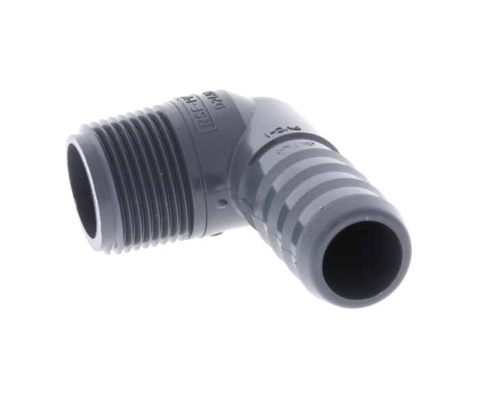 3/4 in. Gray Hose Barb - Elbow