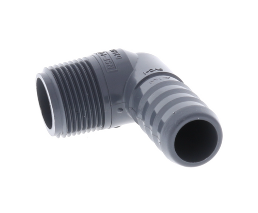 3/4 in. Gray Hose Barb - Elbow
