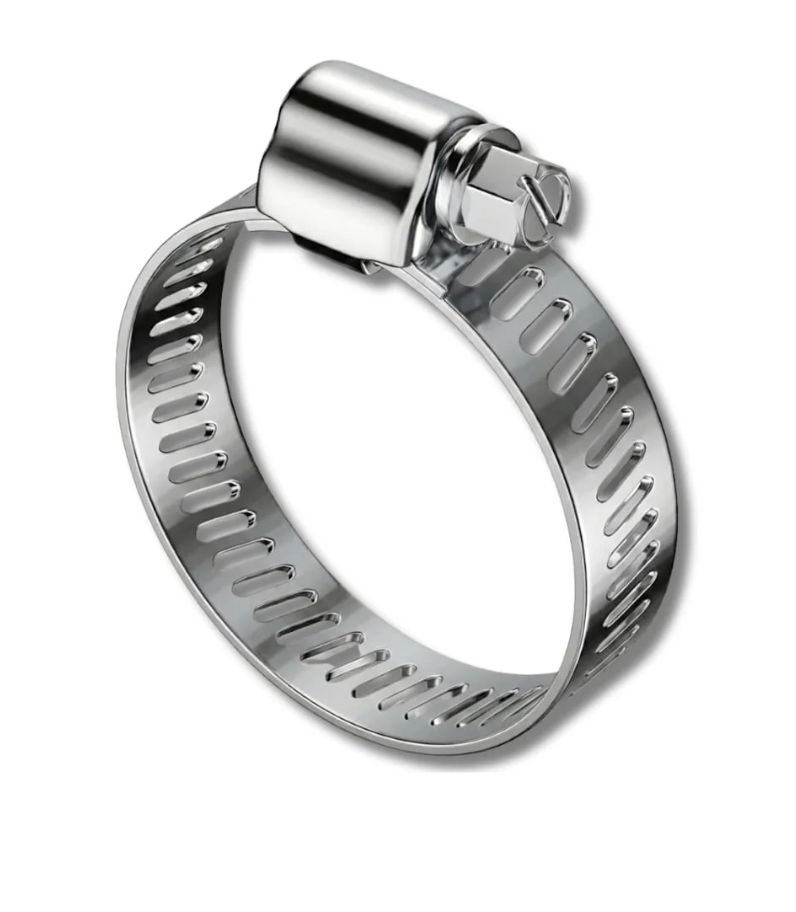 Hose Clamp, #12 Stainless steel 1/2"- 1 1/4"