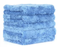 SP Plush Microfiber Towel | 500 GSM | 16" x 16" | Blue | 12-Pack