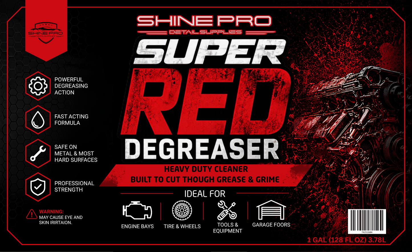SUPER RED Degreaser-1 Gallon