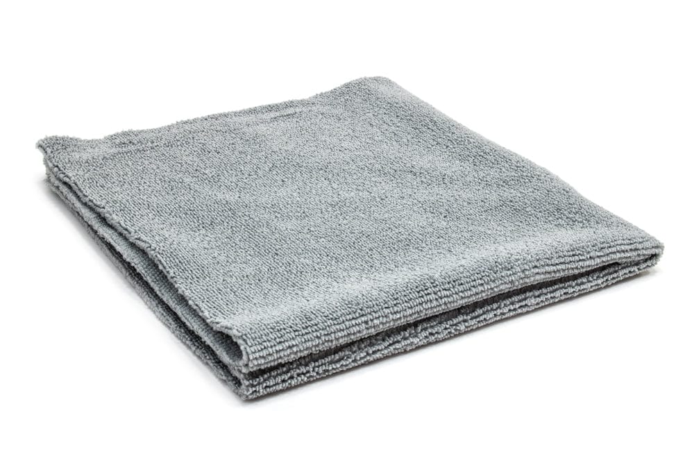 SINGLE [Utility 300] All-Purpose Edgeless Microfiber Towel (16 in x 16 in., 300 gsm) (Gray)