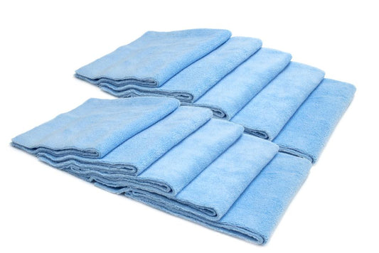 Autofiber [Mr. Everything] Premium Paintwork Towel (16 in. x 16 in., 390 gsm) 10 Pack Blue