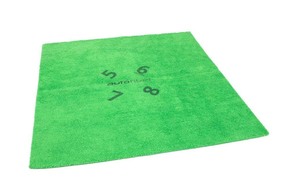[Quadrant Wipe] Microfiber Coating Leveling Towel (16 in. x 16 in., 390 gsm) - 10 pack | Green